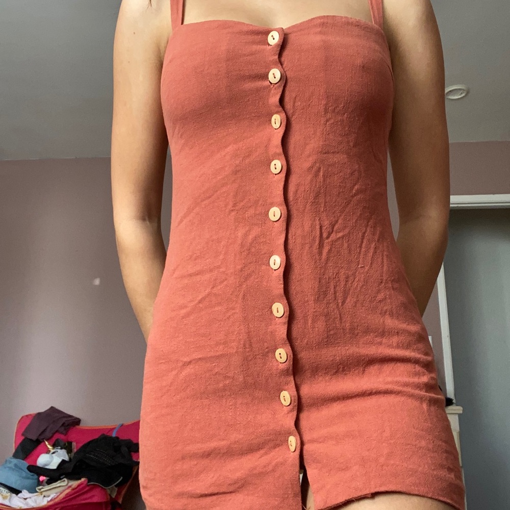 Button up dress
